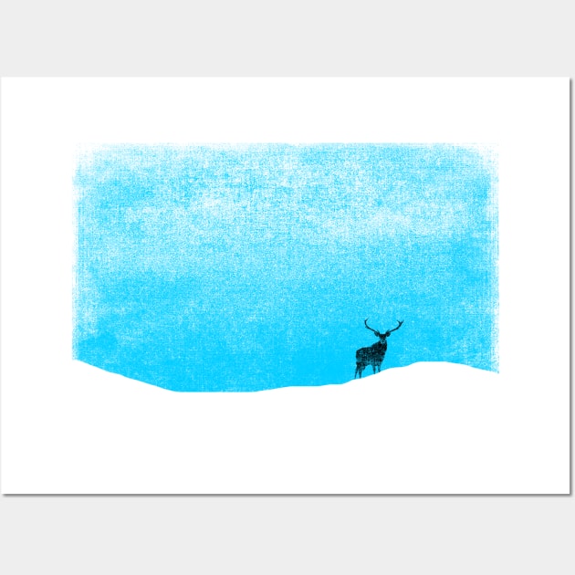 Lonely Deer Wall Art by bulografik